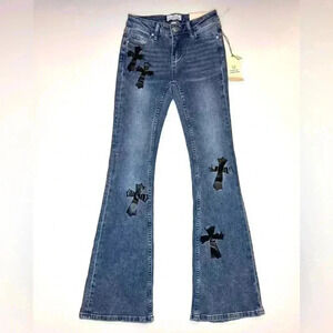 Austin Landing Mid Rise Flare Jean Size- 1